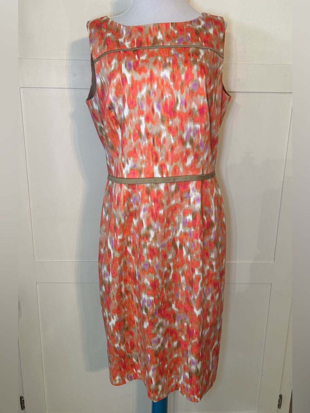 Preston & York Abstract Sheath Dress Size 10